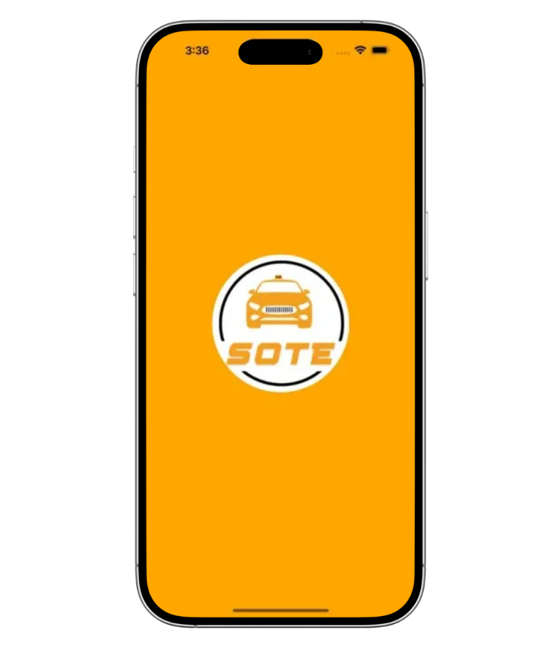 SOTE driver registration app screen