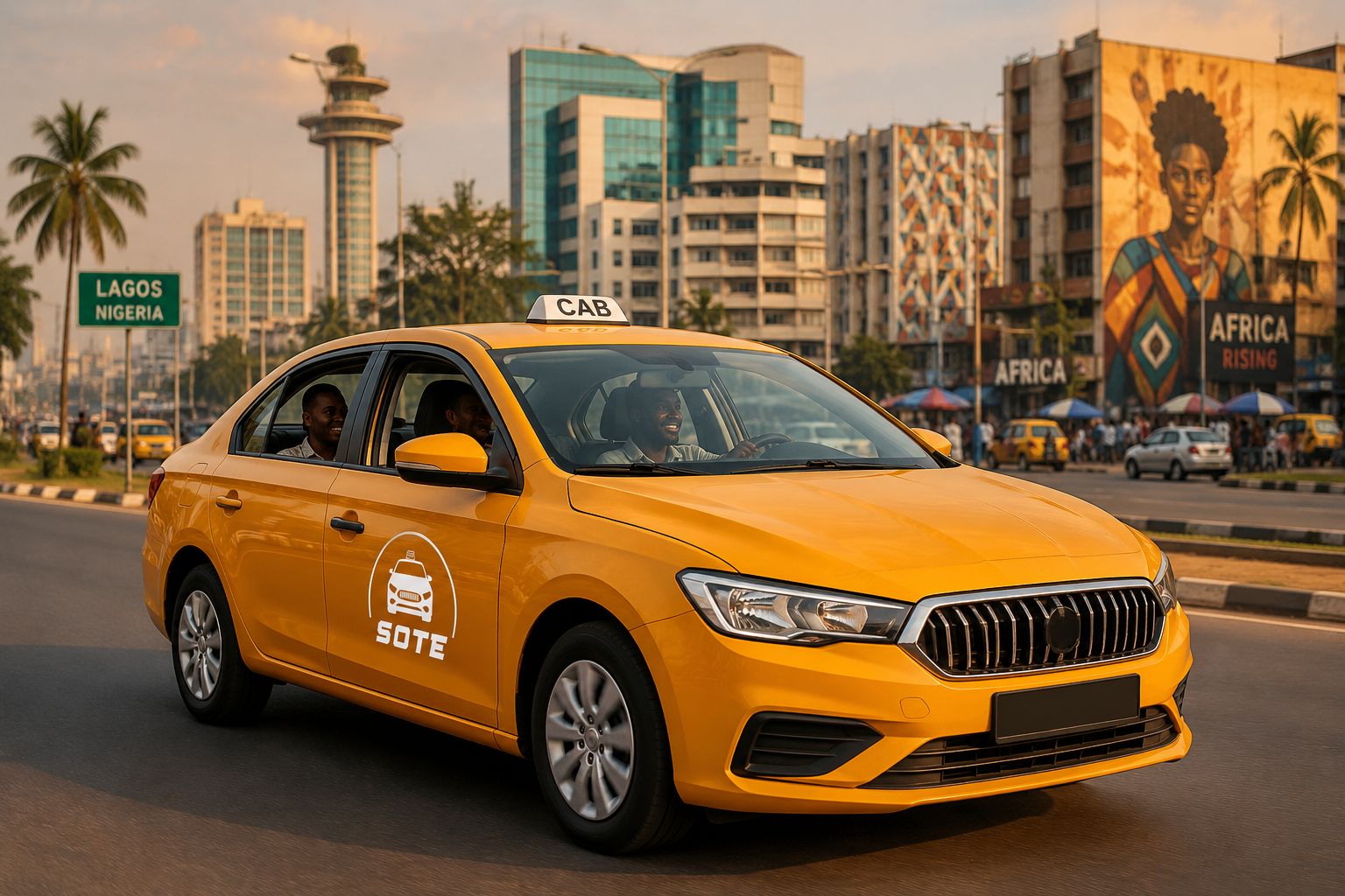 Taxi industry in Africa and local African mobility brand SOTE