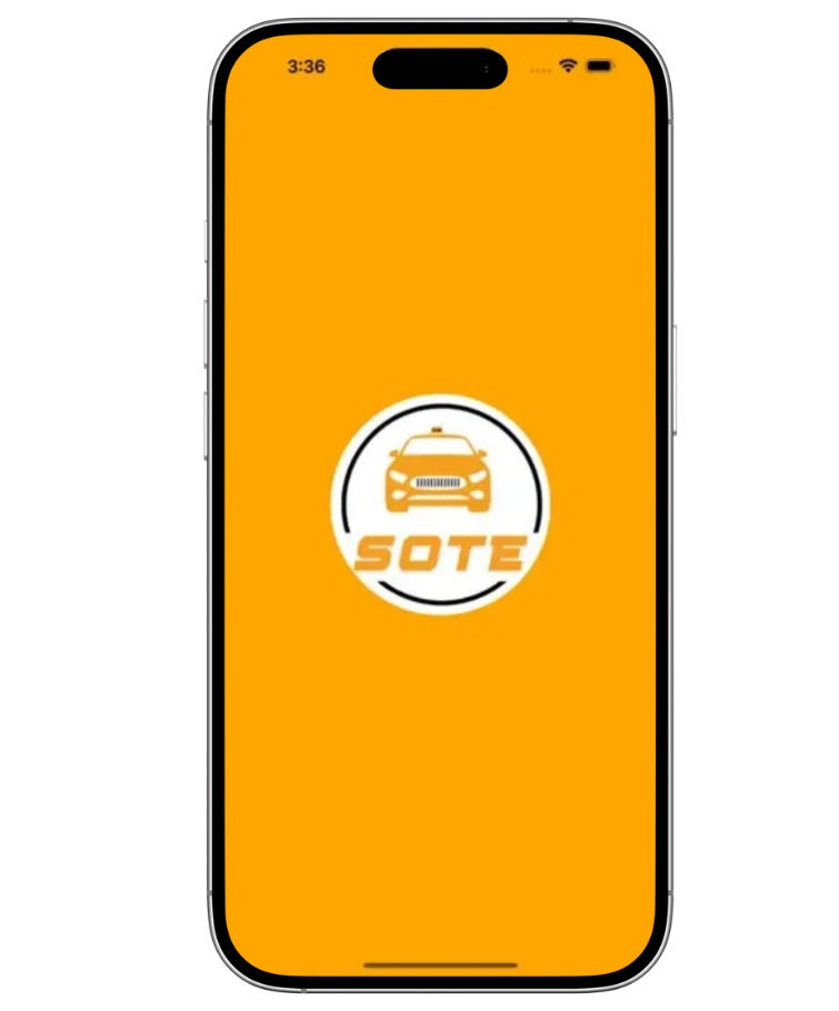 SOTE rider app home screen
